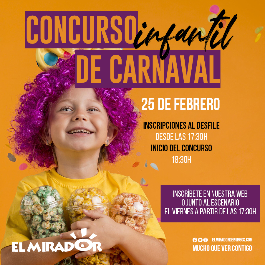 Actriz Cambiable Disfraces El Carnaval más divertido te espera en El Mirador! | El mirador de Burgos