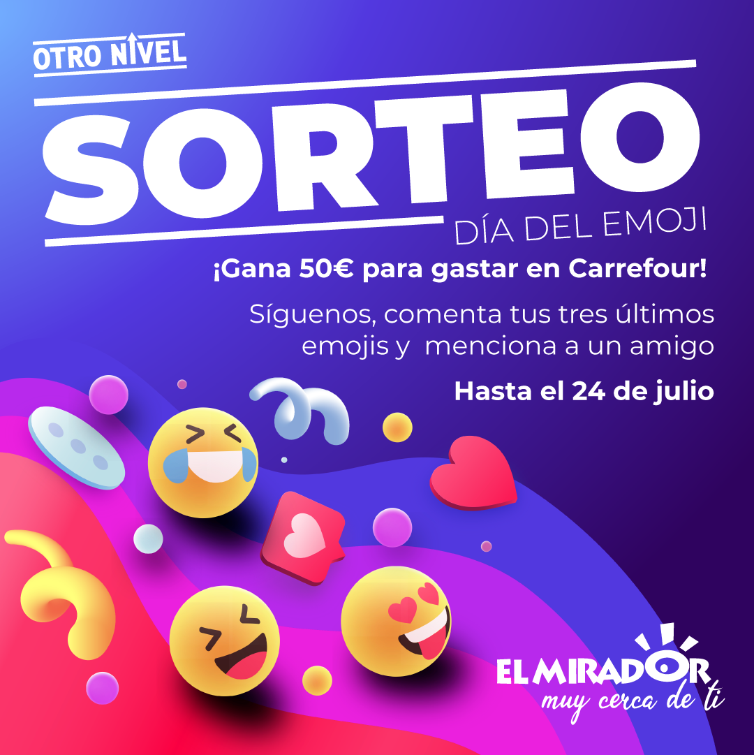 Post cuadradoem_sorteo_dia_emoji
